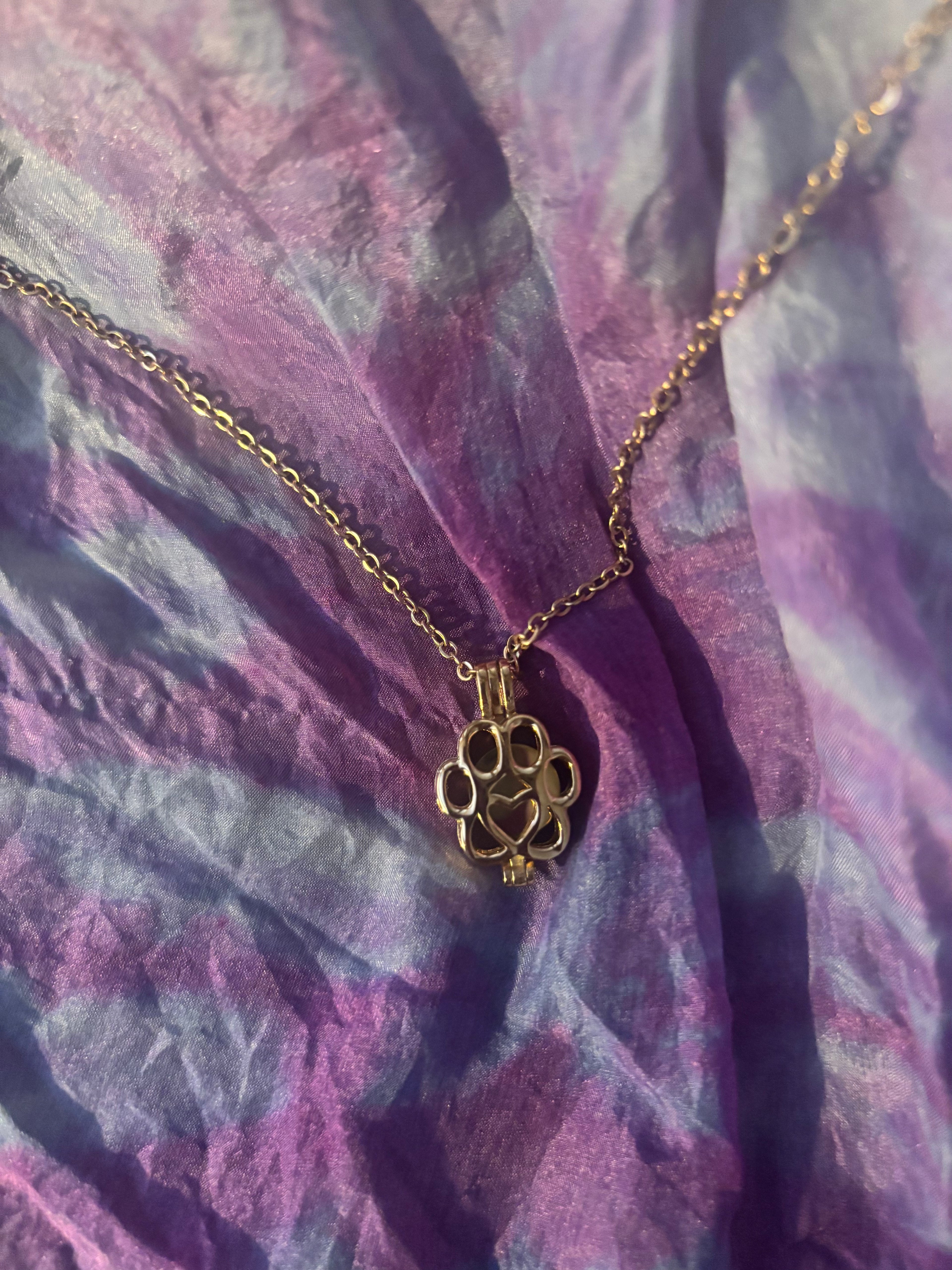 Pawprint Urn Necklace