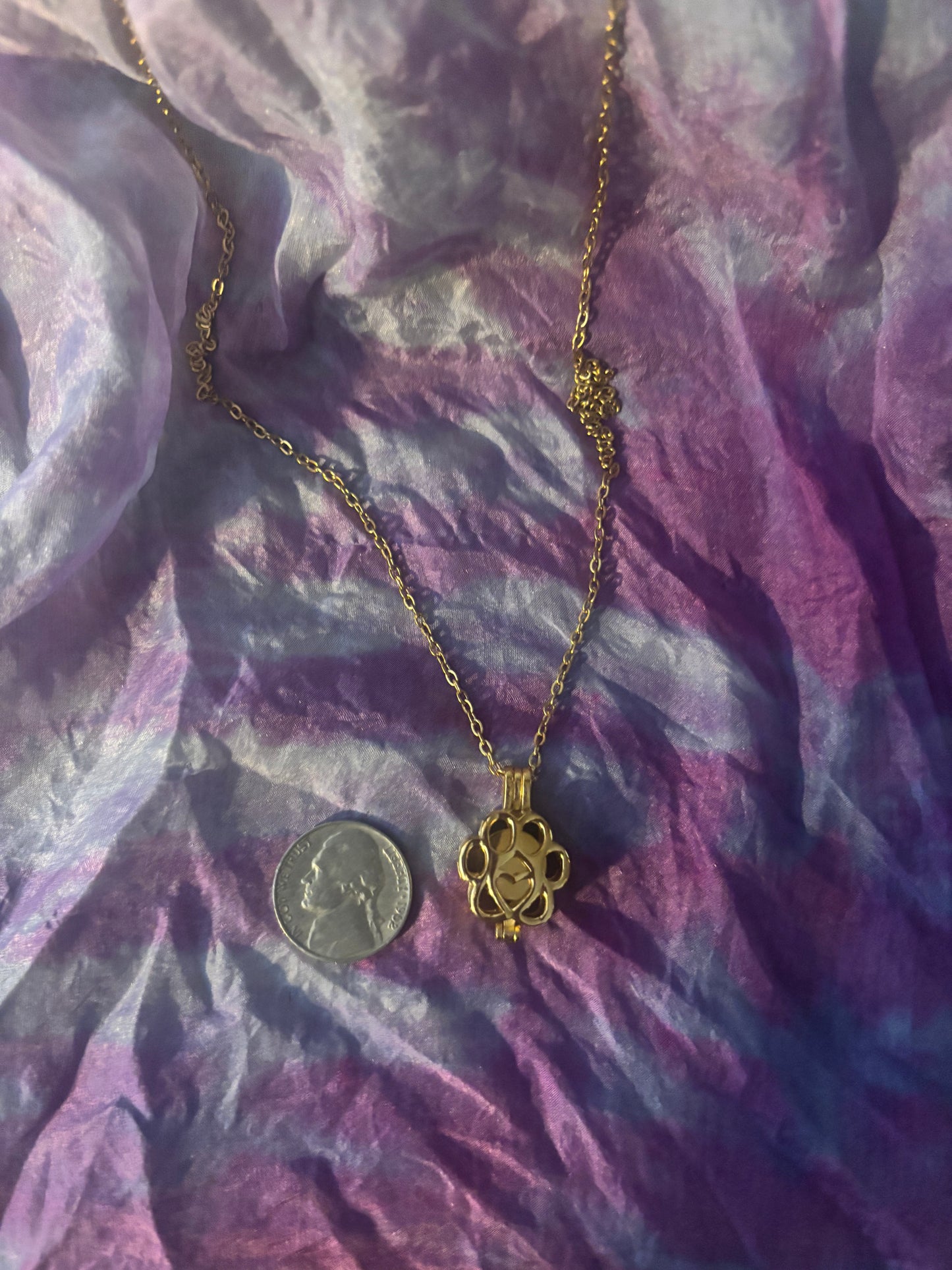 Pawprint Urn Necklace